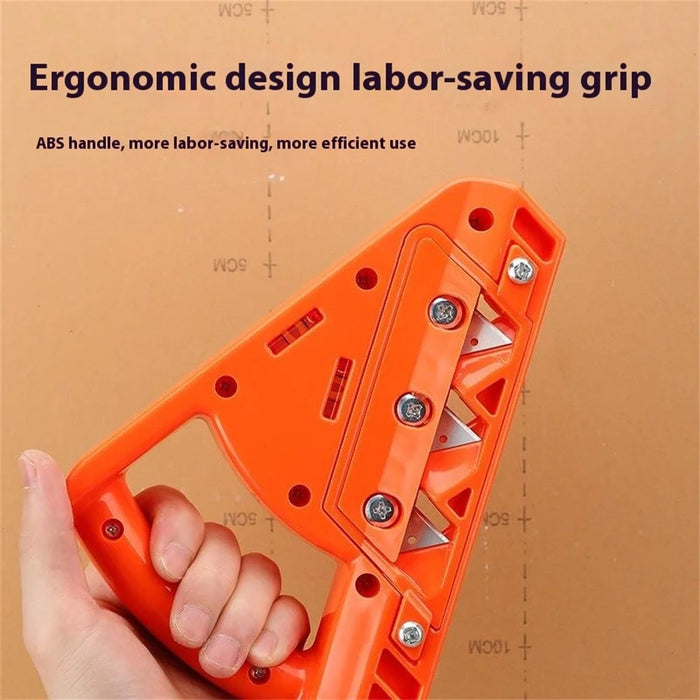 Adjustable 45° / 60° Drywall Edge Planer with Level for Precise Trimming - 4