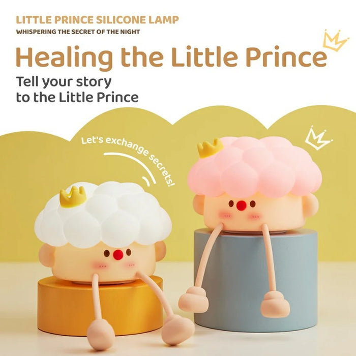 Silicone Tap Night Lights Nursery Breastfeeding Light Night Lamp Rechargeable Mood Lamp Motion Sensor - White - 3