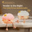 Silicone Tap Night Lights Nursery Breastfeeding Light Night Lamp Rechargeable Mood Lamp Motion Sensor - White - 4