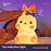 Creative Cute Bunny Silicone Night Light Bedside Bedroom Ambient Lamp S Size - Pink - 4