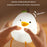 Pear Duck Night Light for Kids Cute Silicone Nursery Nightlight 3 Level Dimmable Tablet Lamp - 2