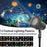 Outdoor Snowflake LED Projector Light 12 Patterns Christmas Holiday Party Waterproof Sound Activated Decor Gift Light - US Plug - 2