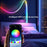 2m RGB LED Round Braided Light Strip Smart App Control Flexible Neon Ambient Light - 5