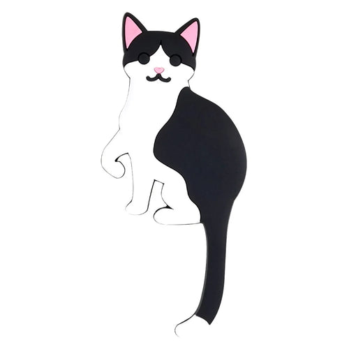 BBQ-029 Cartoon Cat Dog Wall Hook for Hanging Clothes Towel Traceless Hanger Home Decoration (with Adhesive Tape) - Cat C7 - 1