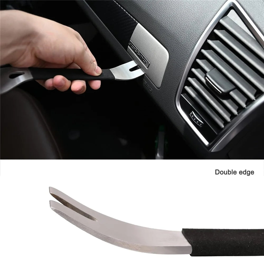 Auto Trim Removal Tool Audio Navigation Dashboard Interior Door Panel Upholstery Pry Bar - 4