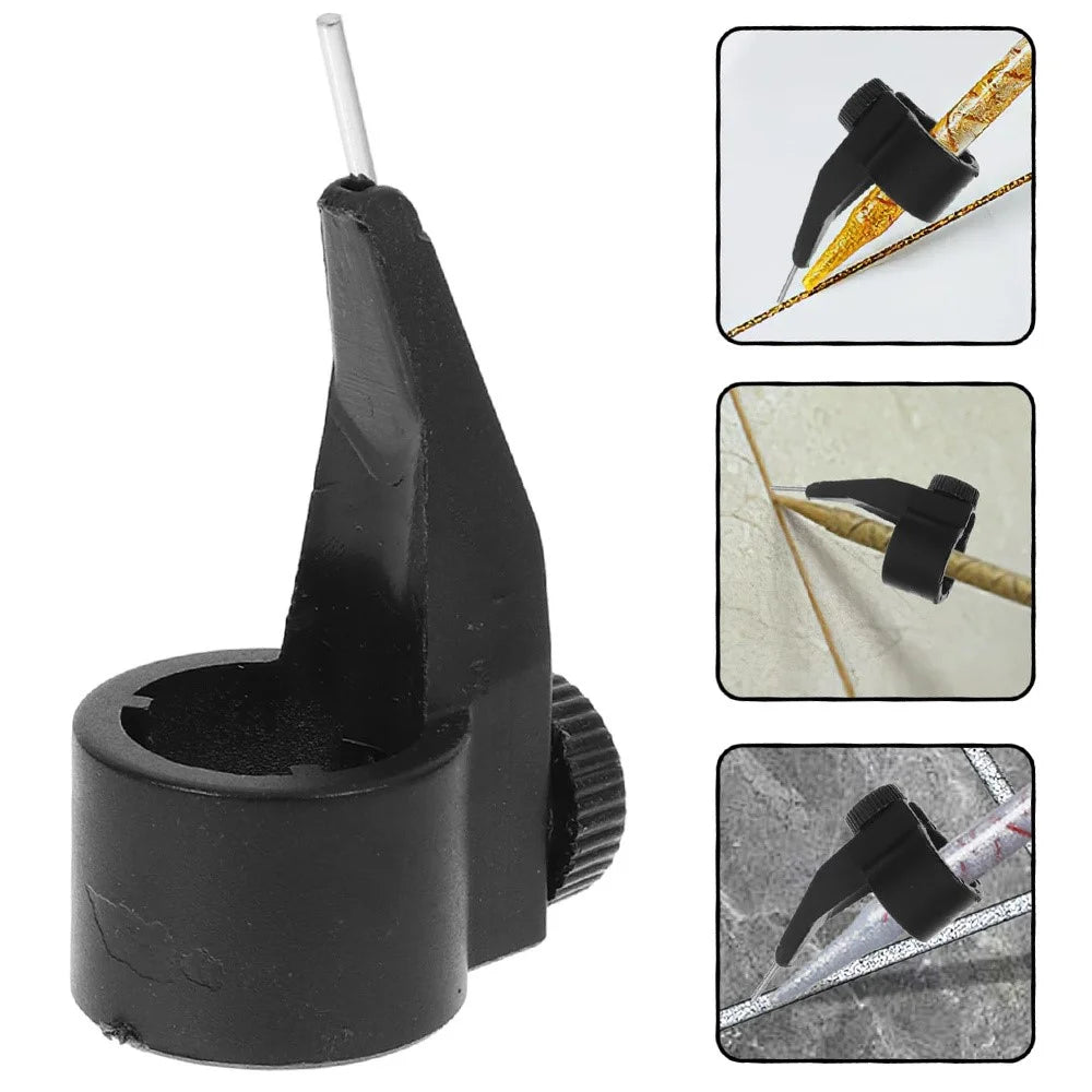 2Pcs Caulk Nozzle Fixed Locator Tile Beauty Stitching Finishing Tool Piston Nozzle Accessories - 2