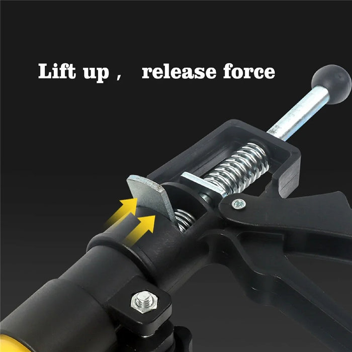 2Pcs 30-59cm Extendable Cabinet Installation Iron Support Rod Adjustable Cabinet Support Jack - Yellow - 6