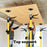 2Pcs 50-115cm Extendable Cabinet Installation Iron Support Rod Adjustable Cabinet Support Jack - Yellow - 3