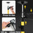 2Pcs 50-115cm Extendable Cabinet Installation Iron Support Rod Adjustable Cabinet Support Jack - Yellow - 5