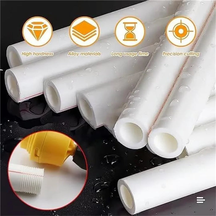 6Pcs Electric Drill Pipe Threading Tool Set PPR Water Pipe Home Plumbing DIY Dies - 2