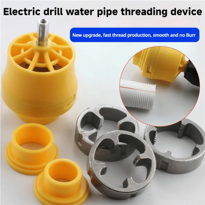 6Pcs Electric Drill Pipe Threading Tool Set PPR Water Pipe Home Plumbing DIY Dies - 3