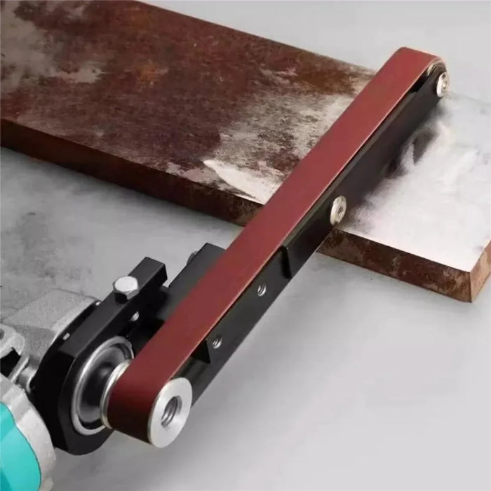 Angle Grinder Belt Sander Conversion Kit For Woodworking Polishing Rust Removal Tool Attachment - 5