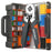 HSC8 6-4A Ferrule Crimping Pliers with 1200Pcs Terminals Wire Connector Electrical Repair Kit - 1