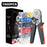 HSC8 6-6A Ferrule Crimping Pliers with 1900Pcs Terminals Wire Connector Electrical Repair Kit - 1