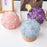 Natural Crystal Ball Table Lamp with Wooden Base for Yoga Balance Meditation USB Charged Night Light - Sky Blue - 5