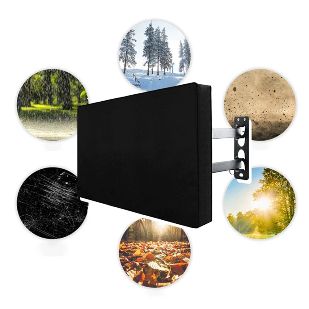 For 22 - 24 Inch TV Cover Outdoor Waterproof Oxford Cloth Wall Mounted Television Protective Sleeve - 7