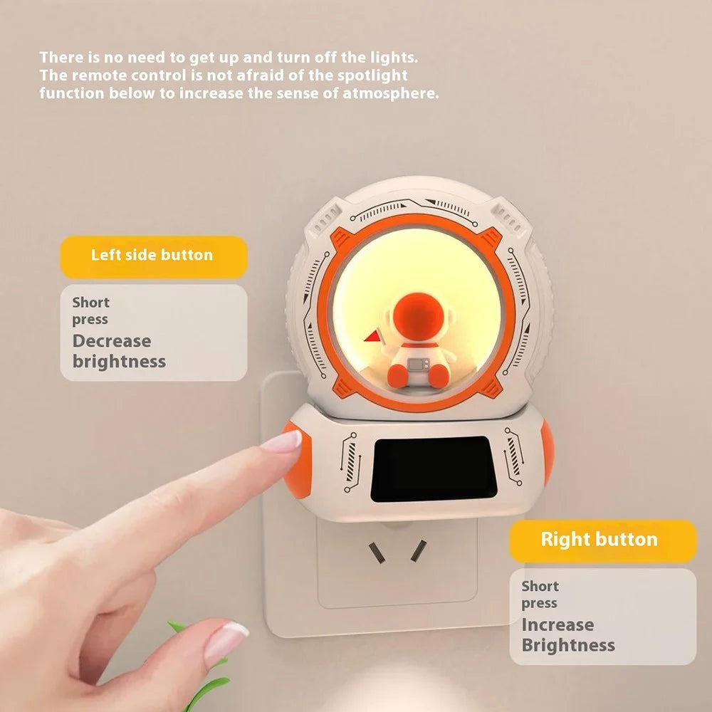 LED Night Light 3 Color Temperature Adjustable Bedside Lamp with Timer Function - 7