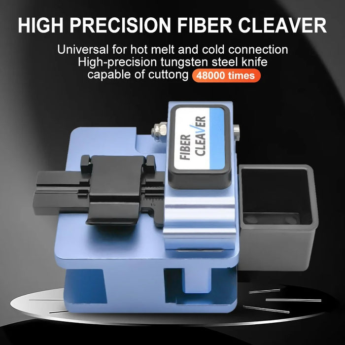 High Precision Optical Fiber Cleaver with 16 Cleaving Spots Fiber Cutter Tool - 2