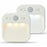 2Pcs Smart Motion Sensor Closet Light Cabinet Hallway Lamp with 3 Color Changing - 1