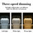 2Pcs Smart Motion Sensor Closet Light Cabinet Hallway Lamp with 3 Color Changing - 4