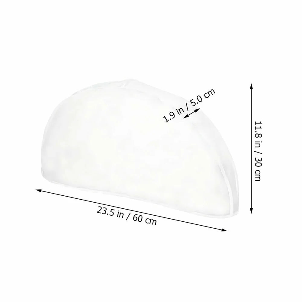 10Pcs Clothes Dust Cover Transparent PEVA Hanging Pocket Half Body Dust Cover for Coats - 5