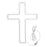 LED Cross Neon Sign USB Powered Dimmable Room Decor Light for Church Party - 1