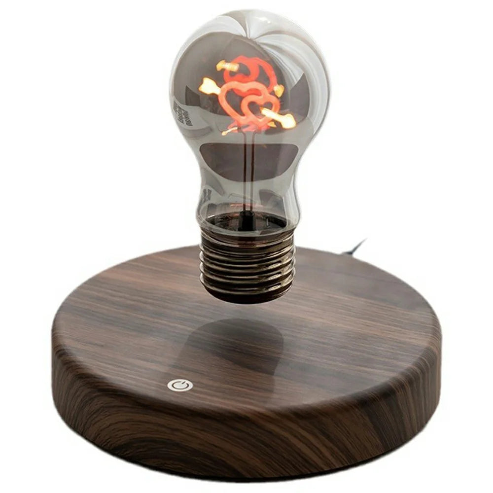 Magnetic Levitating LED Bulb Night Light Creative Atmosphere Lamp Desktop Tech Decor Light - EU Plug - 1