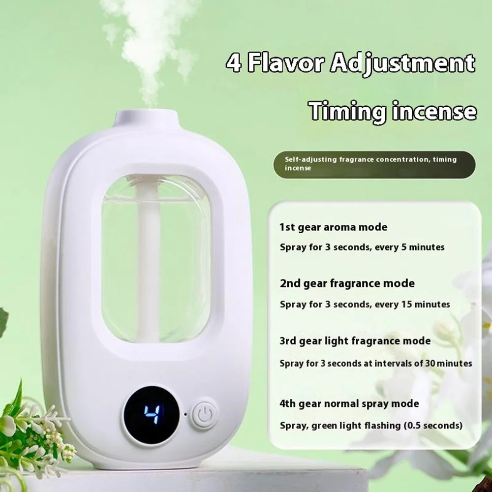 Smart Home Fragrance Diffuser Automatic Spray Air Freshener Odor Eliminator for Bathroom - 2
