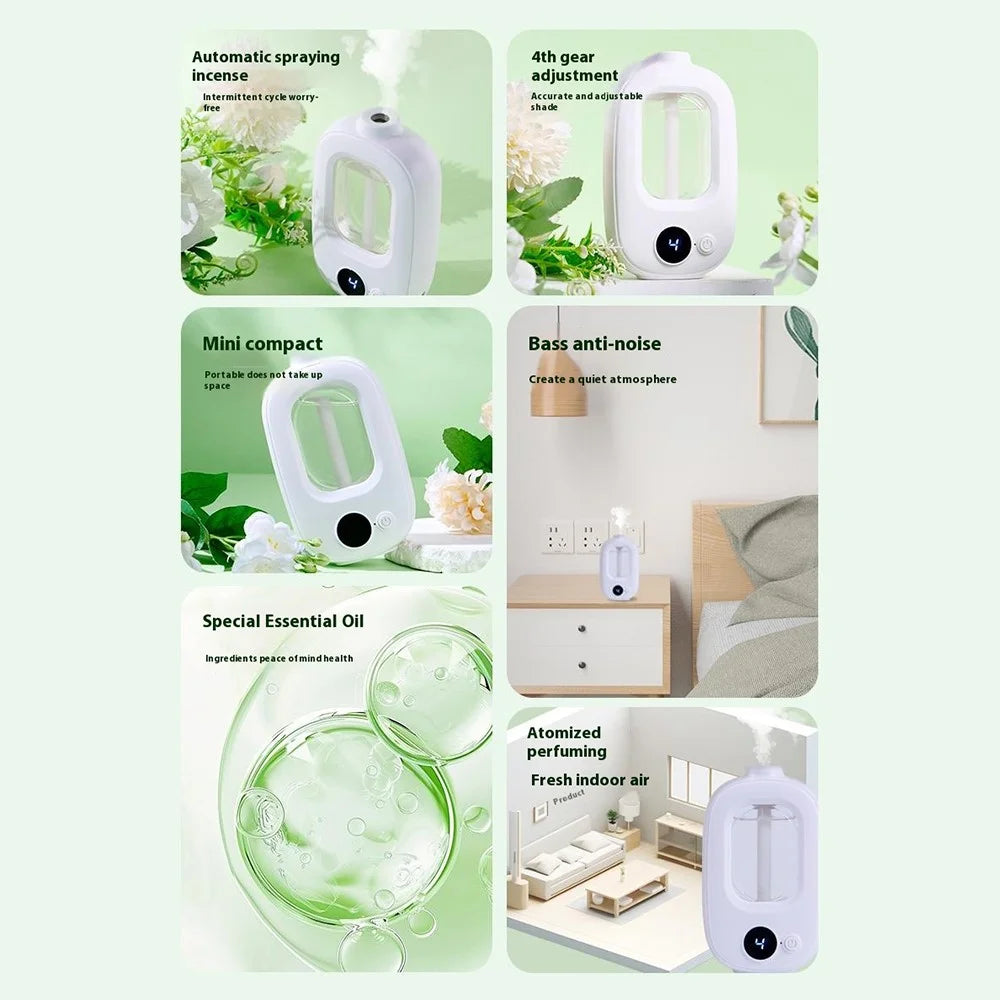 Smart Home Fragrance Diffuser Automatic Spray Air Freshener Odor Eliminator for Bathroom - 7