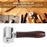 Size M 60mm Leather Roller Tool DIY Leathercraft Burnishing Wheel Leather Edge Pressing Tool - 4
