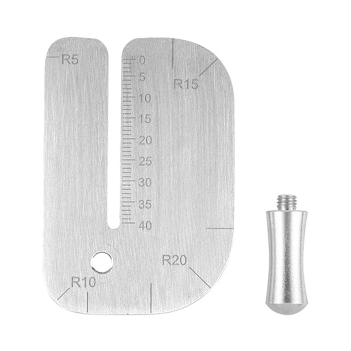 Stainless Steel Leather Punch Stabilizer DIY Tool Slant / Flat / Rhombus Cutting Hole Punching Aid Tool - 1