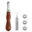 DIY Leather Craft Tool Spacing Wheel Tracing Marking Stitching Groover for Leatherwork - 1