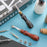 DIY Leather Craft Tool Spacing Wheel Tracing Marking Stitching Groover for Leatherwork - 3