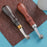 DIY Leather Craft Tool Spacing Wheel Tracing Marking Stitching Groover for Leatherwork - 5