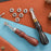 DIY Leather Craft Tool Spacing Wheel Tracing Marking Stitching Groover for Leatherwork - 7