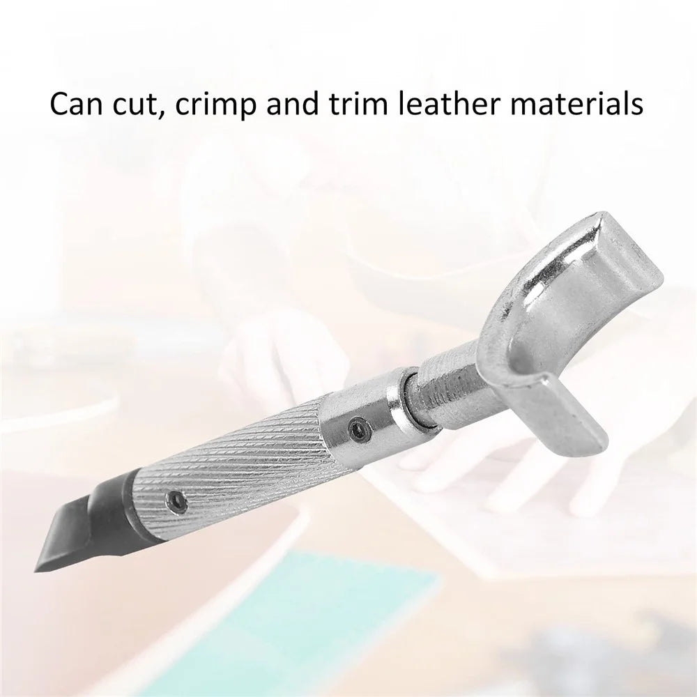 DIY Rotary Leather Engraving Tool Adjustable Vegetable Tanned Leather Carving Tool - 4