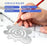 Leather Cutting Angle Ruler Stainless Steel Circular Ruler R Gauge Arc Ruler for Leathercraft Measuring Tool - 4