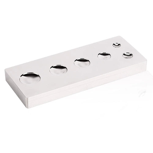 6 in 1 Stainless Steel Rivet Setting Base Leathercraft Snap Fastener Installation Workbench - 1