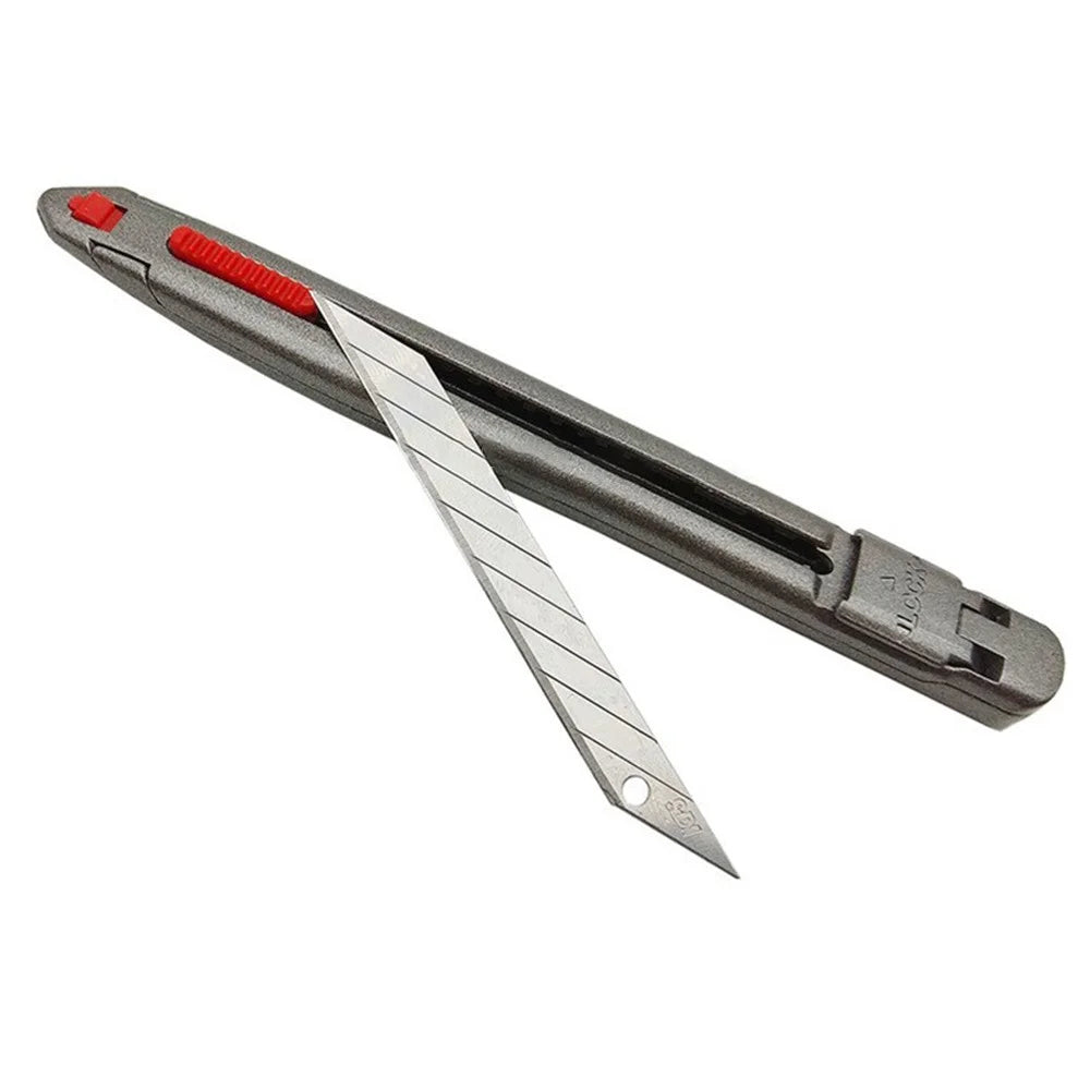 Zinc Alloy Utility Knife 30 Degree Blade 9mm Precision Craft Cutter for Paper / Film Cutting - 2