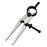 Small Size Metal Spacing Gauge Quick Adjust Drawing Ruler Edge Liner DIY Leather Craft Marking Tool - 1