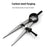 Medium Size Metal Spacing Gauge Quick Adjust Drawing Ruler Edge Liner DIY Leather Craft Marking Tool - 2