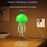Smart Color-Changing Sound-Activated Jellyfish Lamp Floating Tentacles Creative Mood Sensor Night Light with Acrylic Base - 5