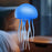 Smart Color-Changing Sound-Activated Jellyfish Lamp Floating Tentacles Creative Mood Sensor Night Light with Acrylic Base - 6