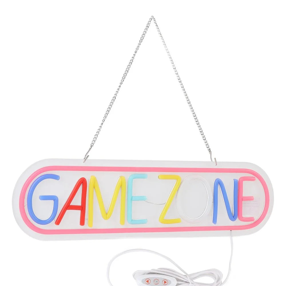 Gaming LED Neon Light Wall Decor Game Room Atmosphere Lamp Teen Boys Room Decoration - 2