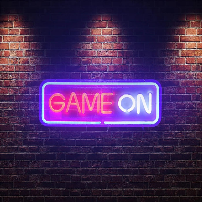 Gaming Neon Light Wall Decor Game Room Teen Boys Room Decoration LED Atmosphere Lamp - 7