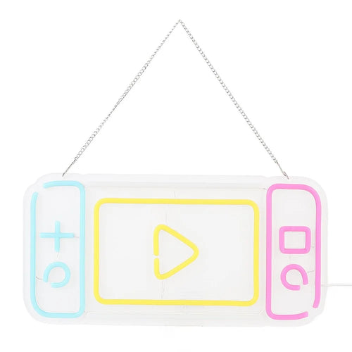 40x20cm Gaming Console Design Neon Light Game Room Wall Decoration Atmosphere Lamp Teen Boy Bedroom Decor - 1
