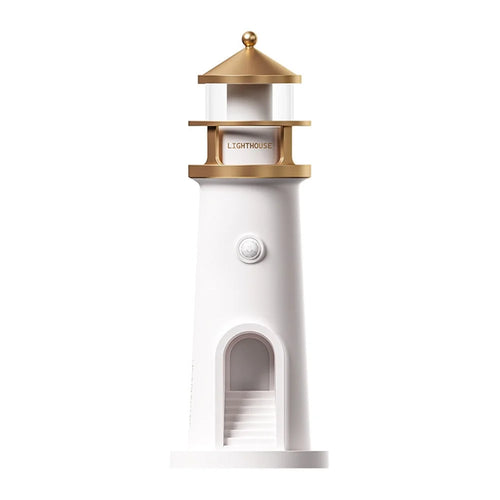 Moonlight Lighthouse Projector Lamp For Bedroom Desktop Bedside Ambient Night Light - BT Speaker Type - 1