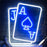 40x31cm Gaming Neon Light Playing Cards Sign LED Wall Decor for Game Room  /  Teen Boy Bedroom Atmosphere Lamp - 1