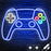 41x28cm Gaming Neon Light Controller Shape Wall Decor Atmosphere Lamp for Game Room / Teenage Bedroom - 1