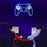 41x28cm Gaming Neon Light Controller Shape Wall Decor Atmosphere Lamp for Game Room / Teenage Bedroom - 2
